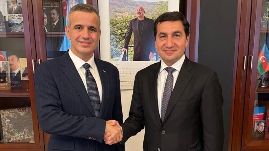 Hikmət Hacıyev Türkiyə Prezident Administrasiyasının Kommunikasiya İdarəsinin sədr müavinini qəbul edib – FOTO