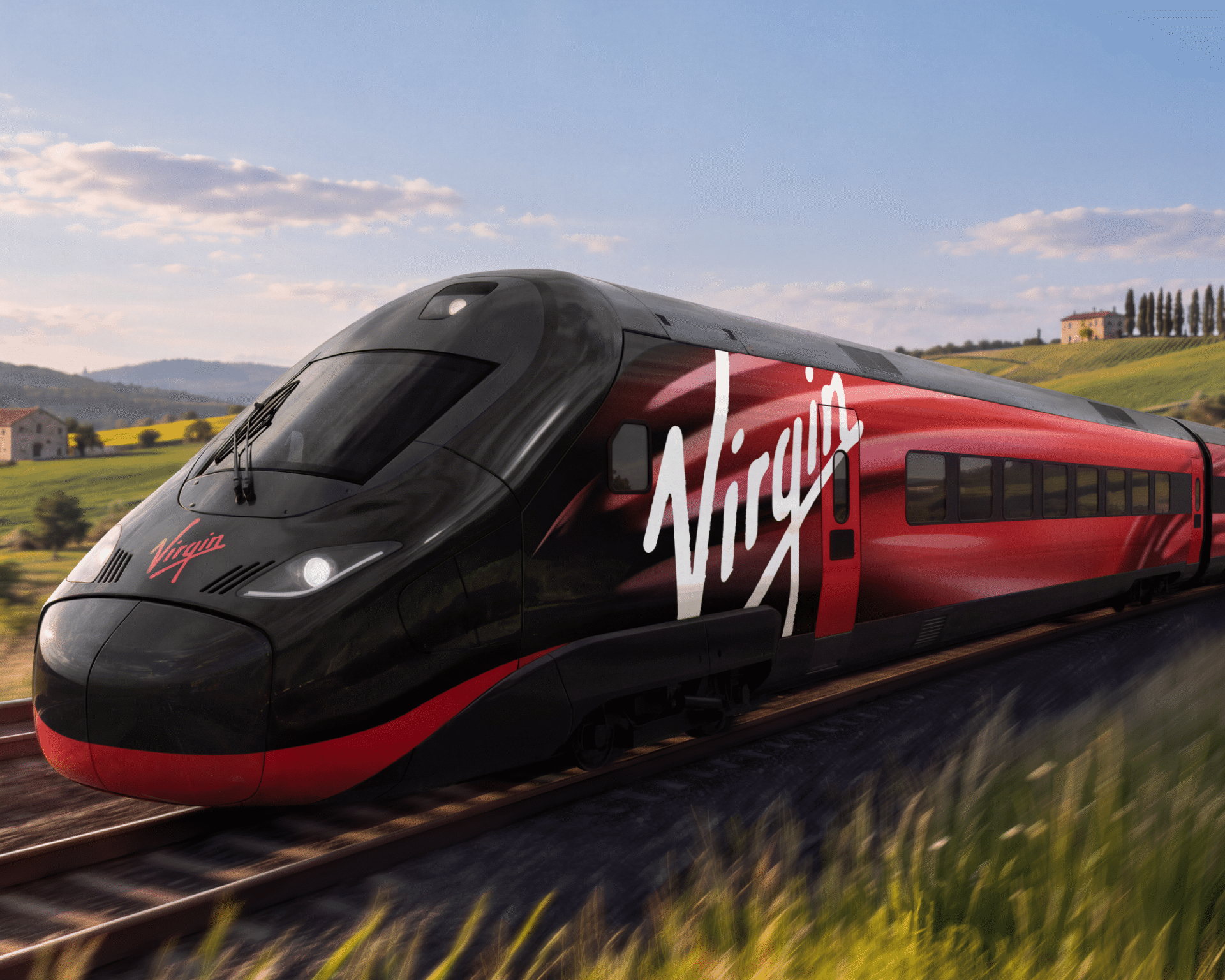 Virgin qatarları, Avropada sürətli qatar, London Paris qatarı, Eurostar, beynəlxalq dəmir yolu, Alstom, sərnişin daşımaları, turizm xəbərləri