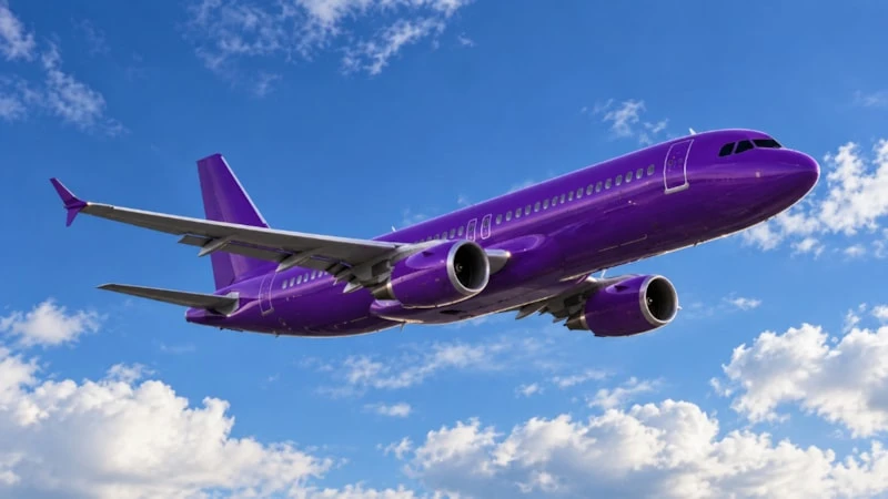 Riyadh Air, bənövşəyi təyyarə, Boeing 787-9 Dreamliner, Səudiyyə Ərəbistanı, aviaşirkət, Indigo dizaynı, ərəb xəttatlığı, aviasiya