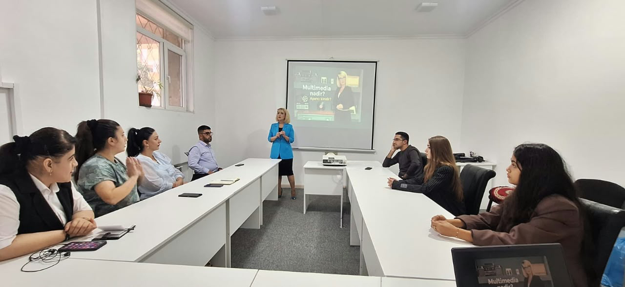 Media Tədris Mərkəzi, multimedia təlimi, aparıcılıq sənəti, Günel Gözəlova, media təhsili, jurnalistika təlimi, gənc jurnalistlər, peşəkar media bacarıqları